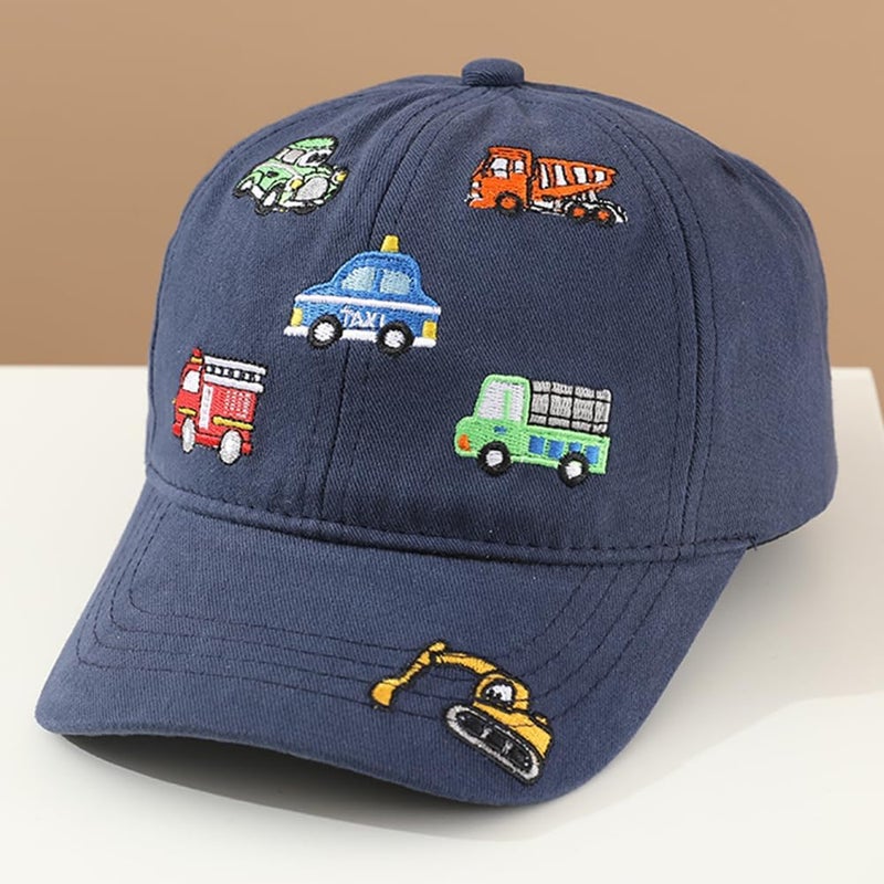 EDCYF Kids Boys Girls Embroidered Baseball Caps Baby Sun hat Toddler Dinosaur Trucker Hats Summer Hats（3-8years - Image 4